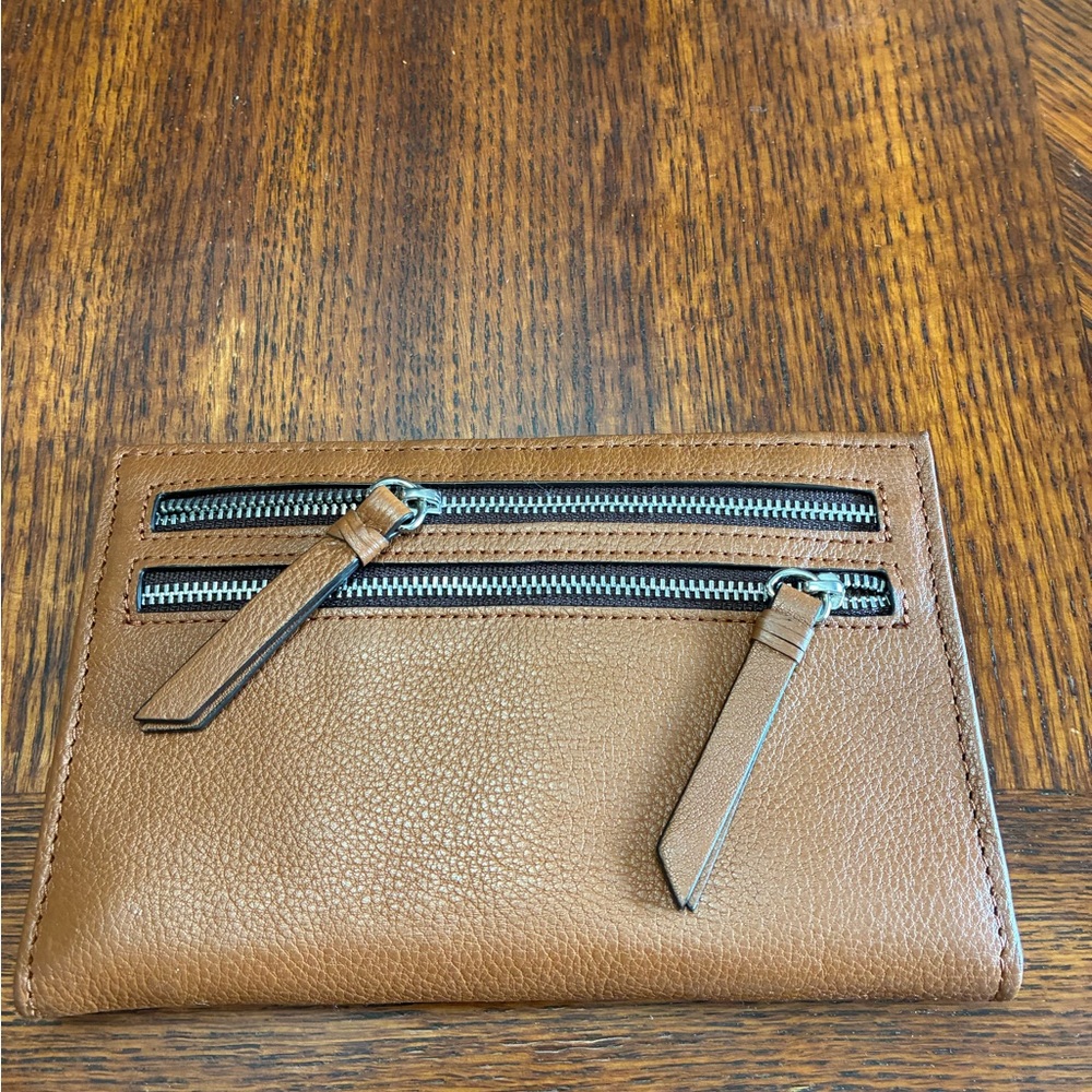 NWT Tan Brighton Leather Clutch wallet